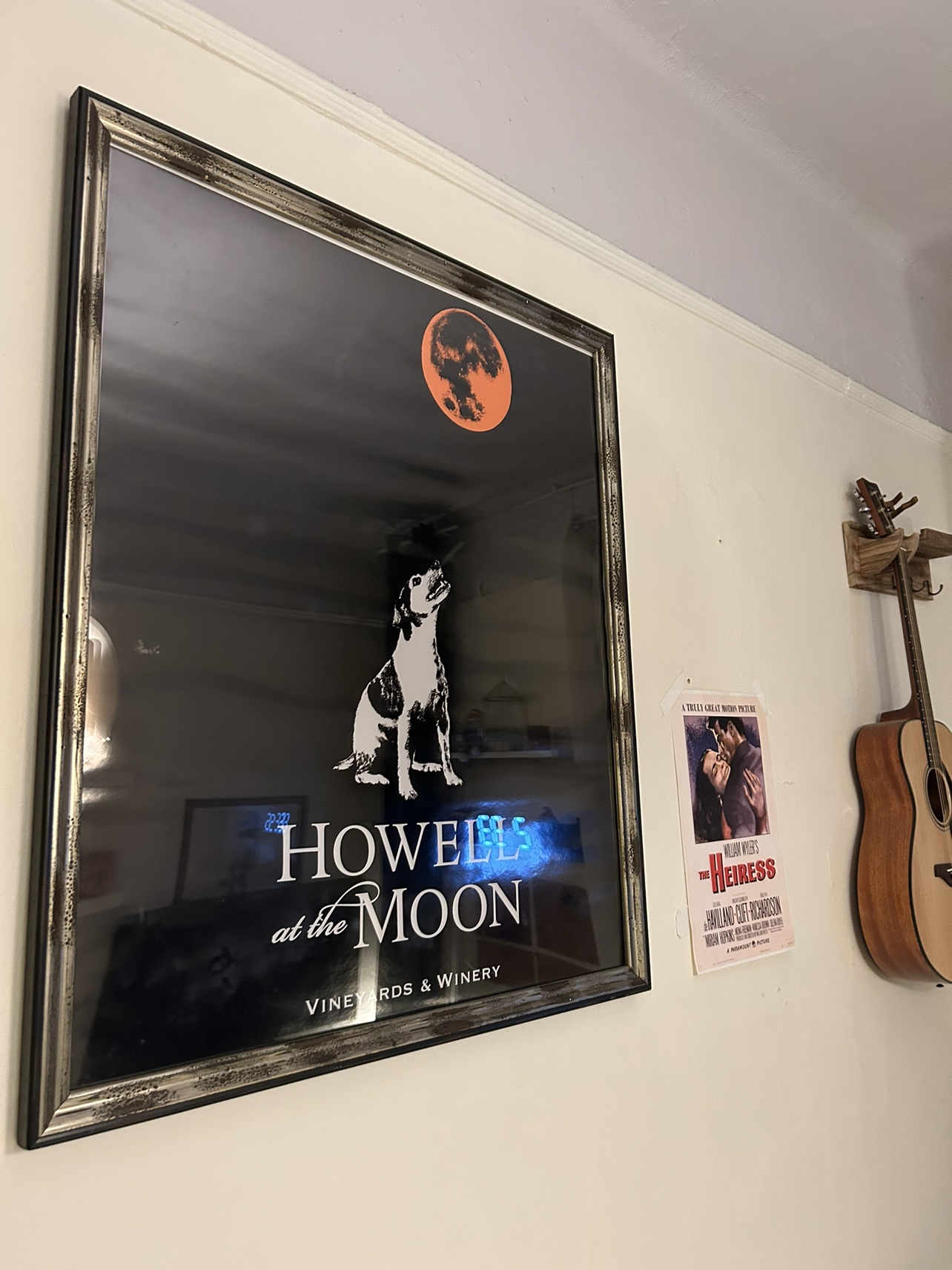Framed poster