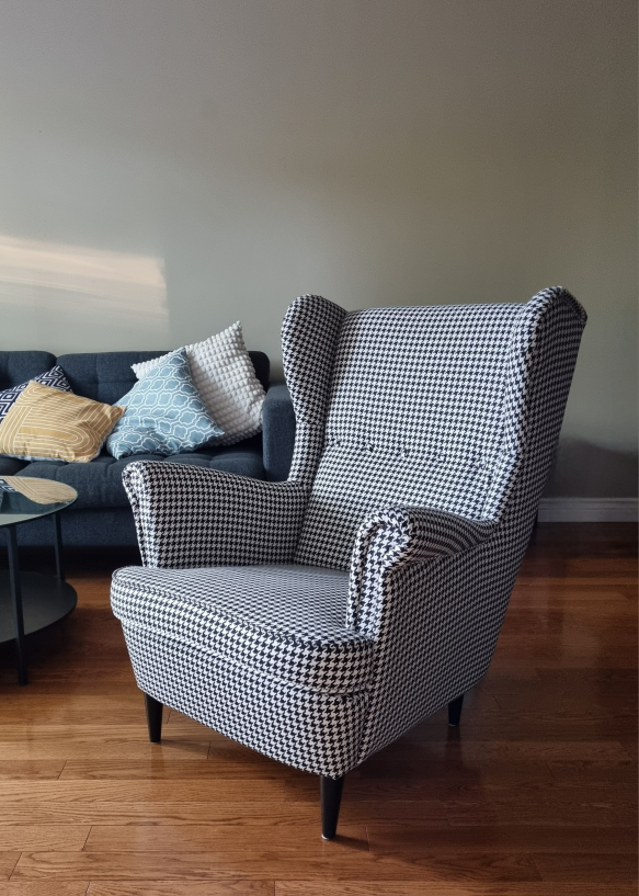 ARMCHAIR STRANDMON- Vibberbo black/beige - photo 2