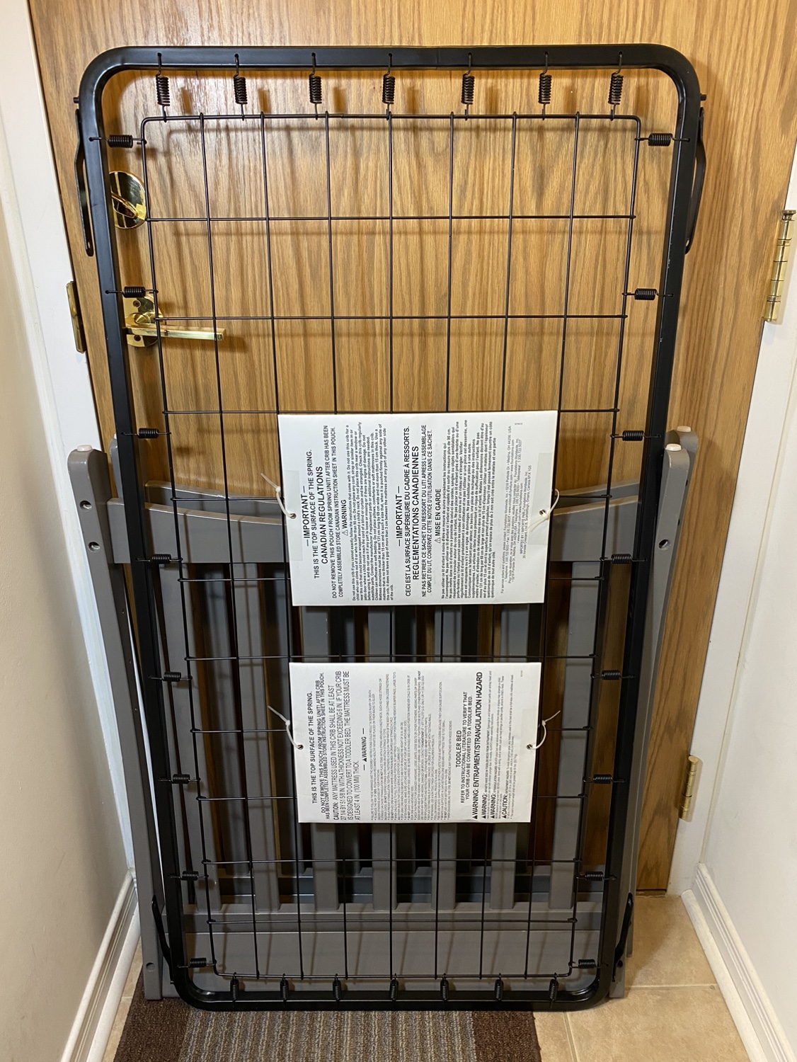 #freecycle Child Craft Parisian Stationary Grey Grib image indicator(4)