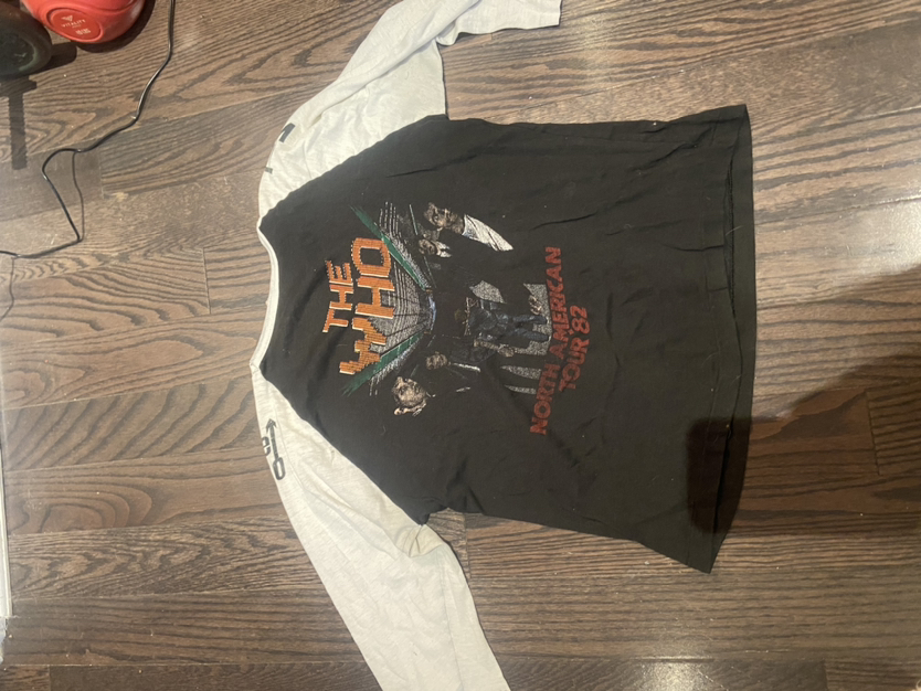 Vintage 1982 The Who American Raglan T Shirt - photo 2
