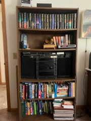 bookcase books cds movie's can be sold separately