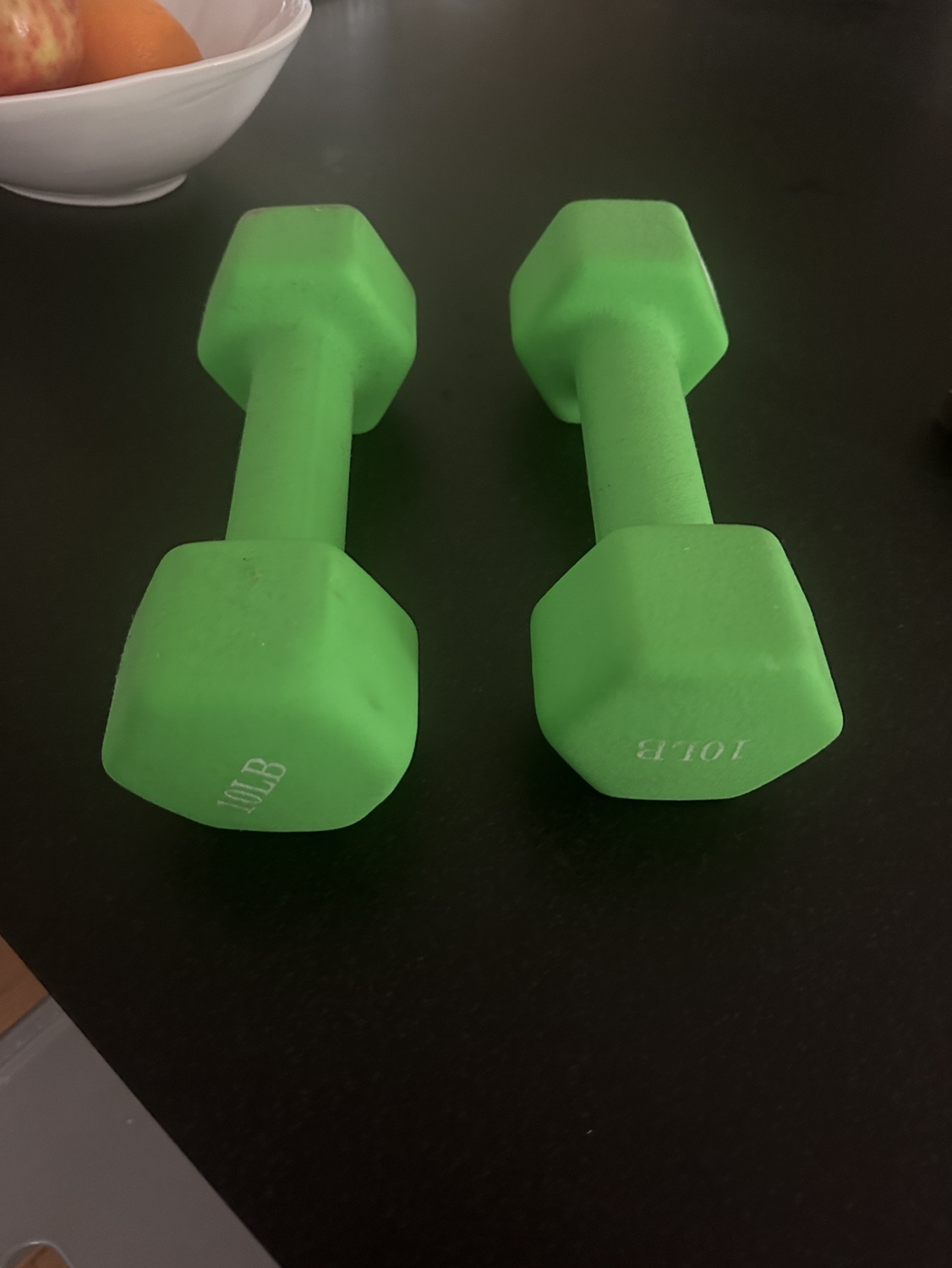 Dumbbells set of two  10 pounds each