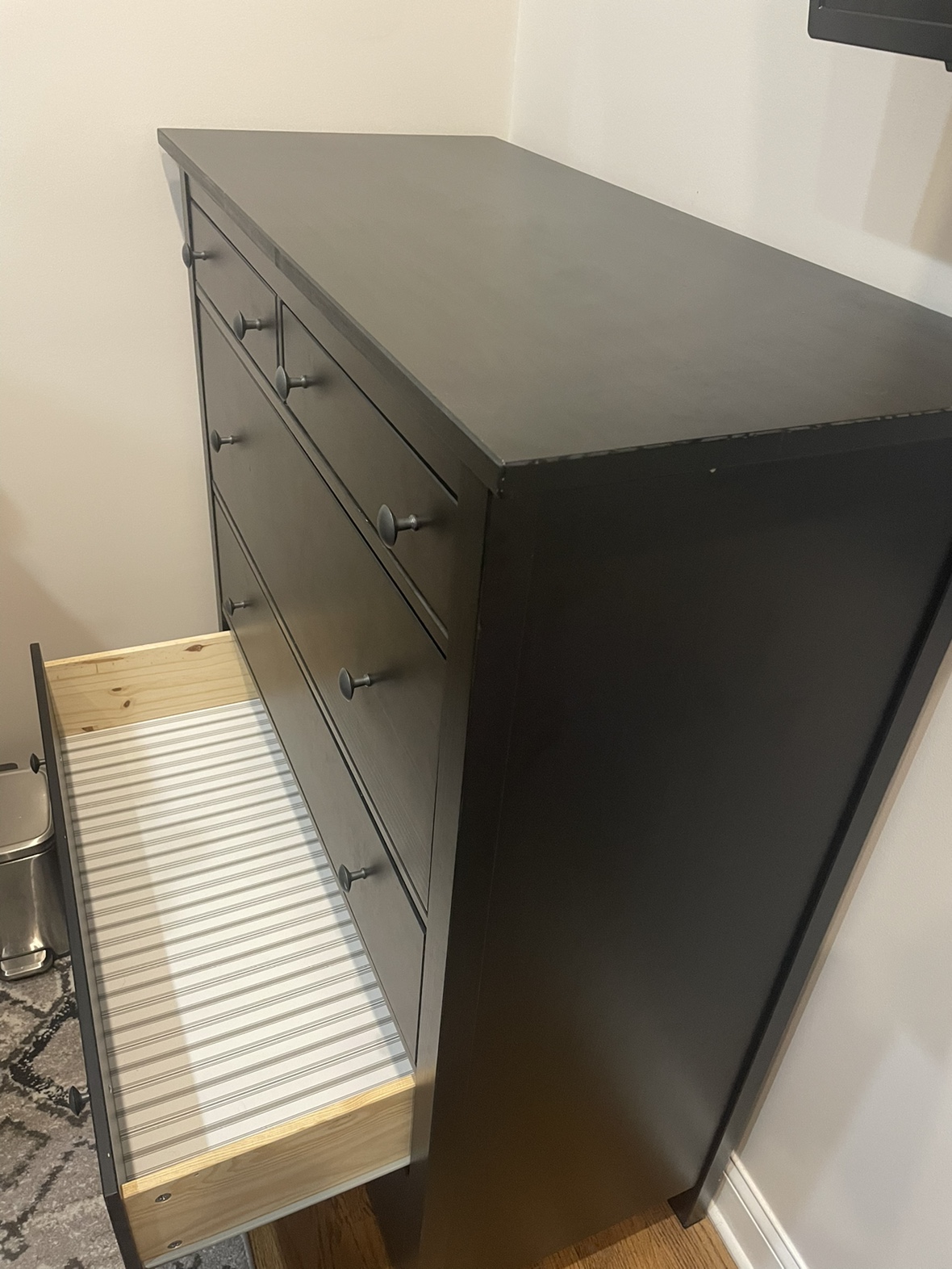 Black Wood Dresser - photo 4