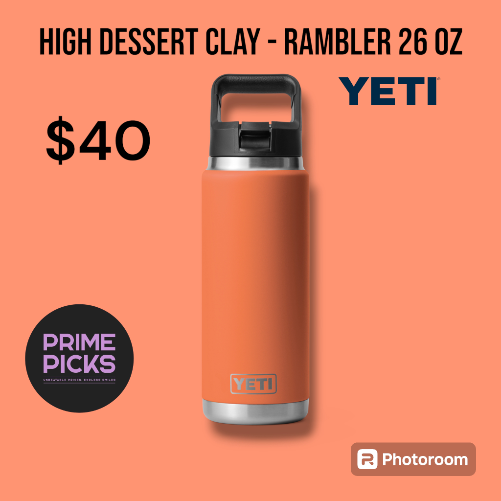 yeti rambler bottle 26 oz straw lid