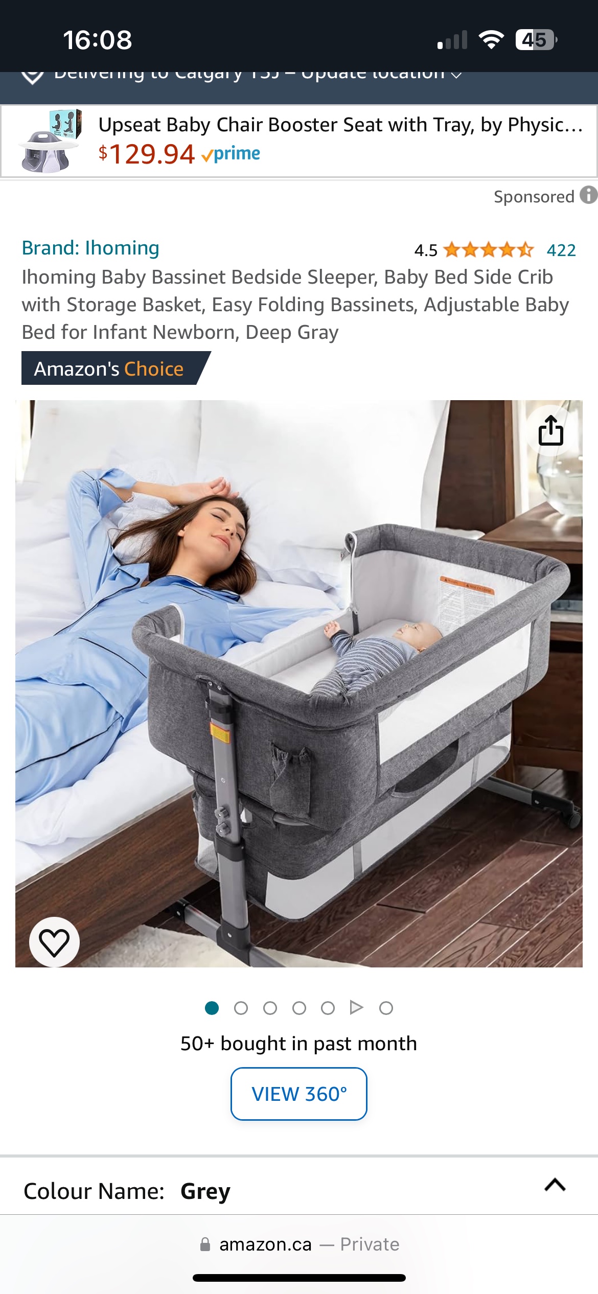 Co sleeping bassinet