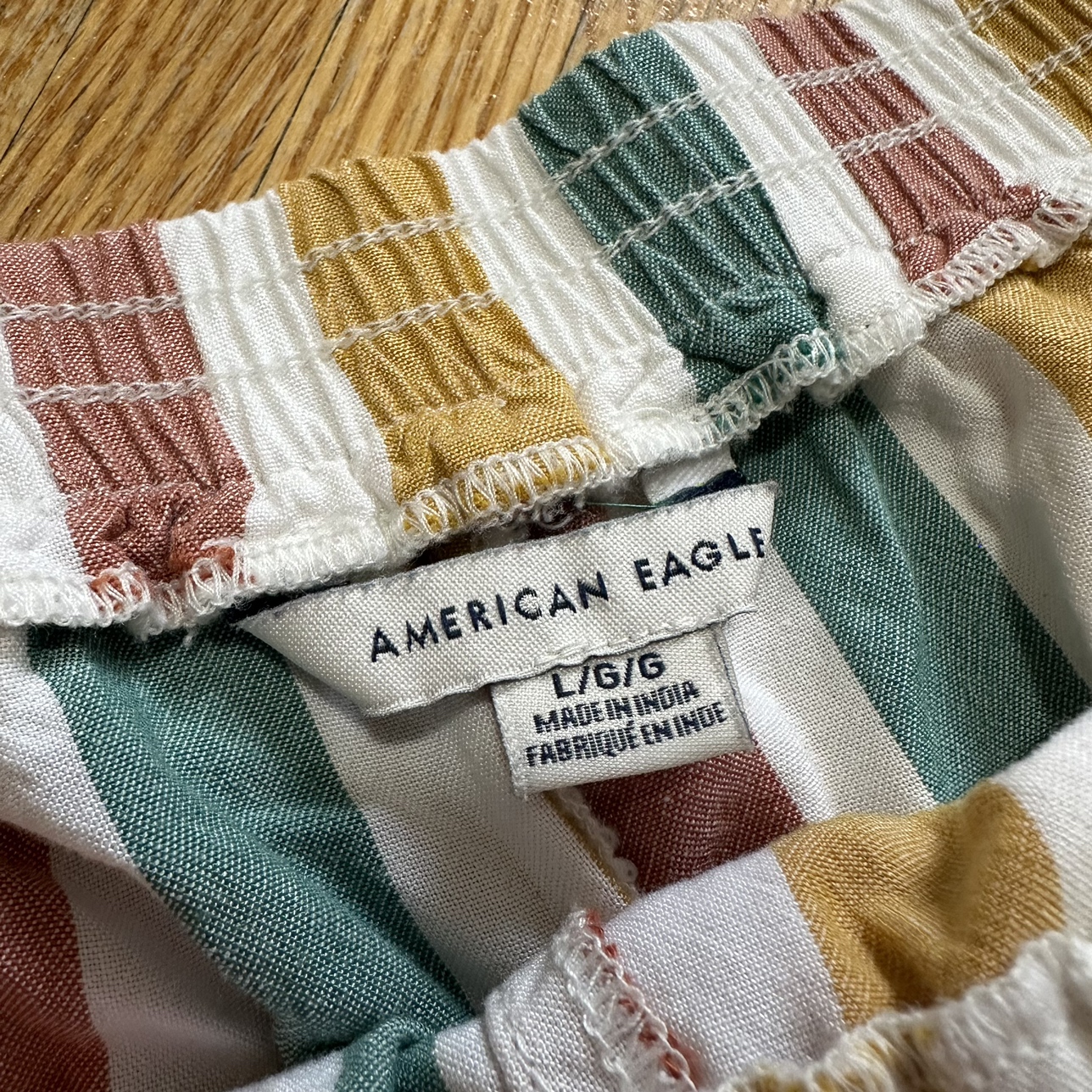 American eagle striped shorts image indicator(4)