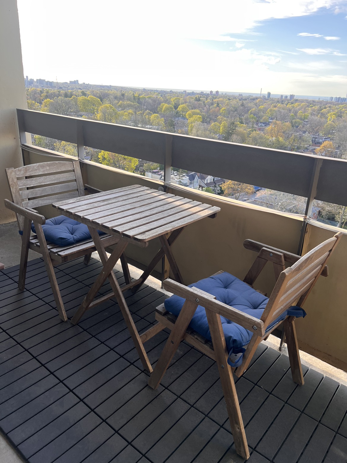 Ikea patio table chairs set