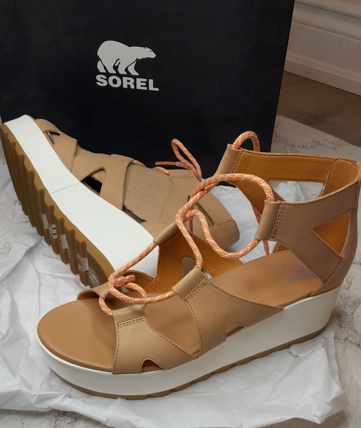 Cameron Flatform Lace Wedge Sandal - Size 10.5 US - photo 2