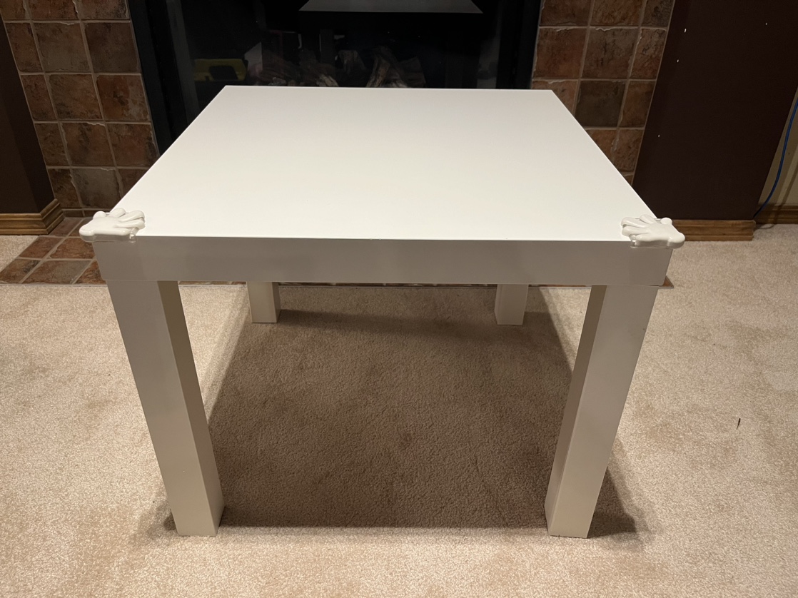 IKEA Lack Side Table - White - 55cm L x 55cm W x 45cm H - photo 2