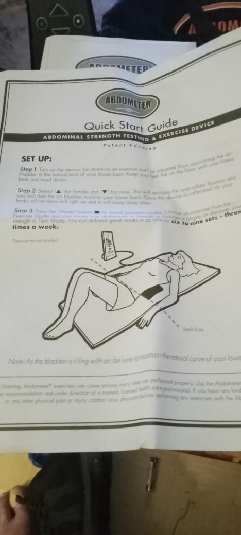 🧡FREE!!Abdometer Core training device image indicator(4)