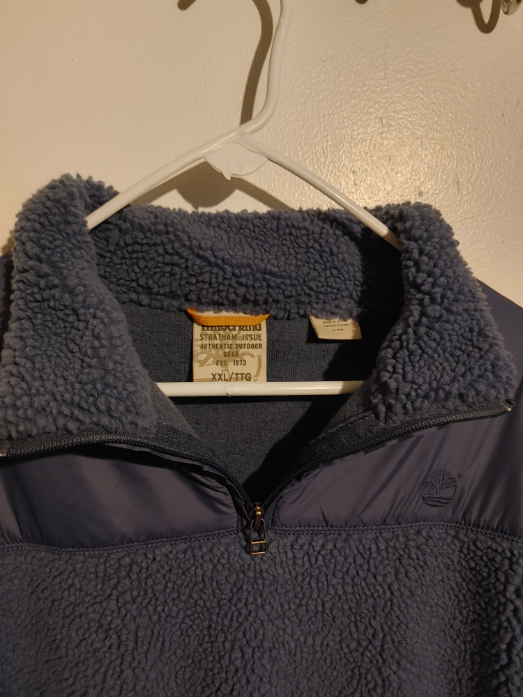 🥕 BRAND NEW! TIMBERLAND THICK PILE FLEECE TEDDY JACKET image indicator(2)