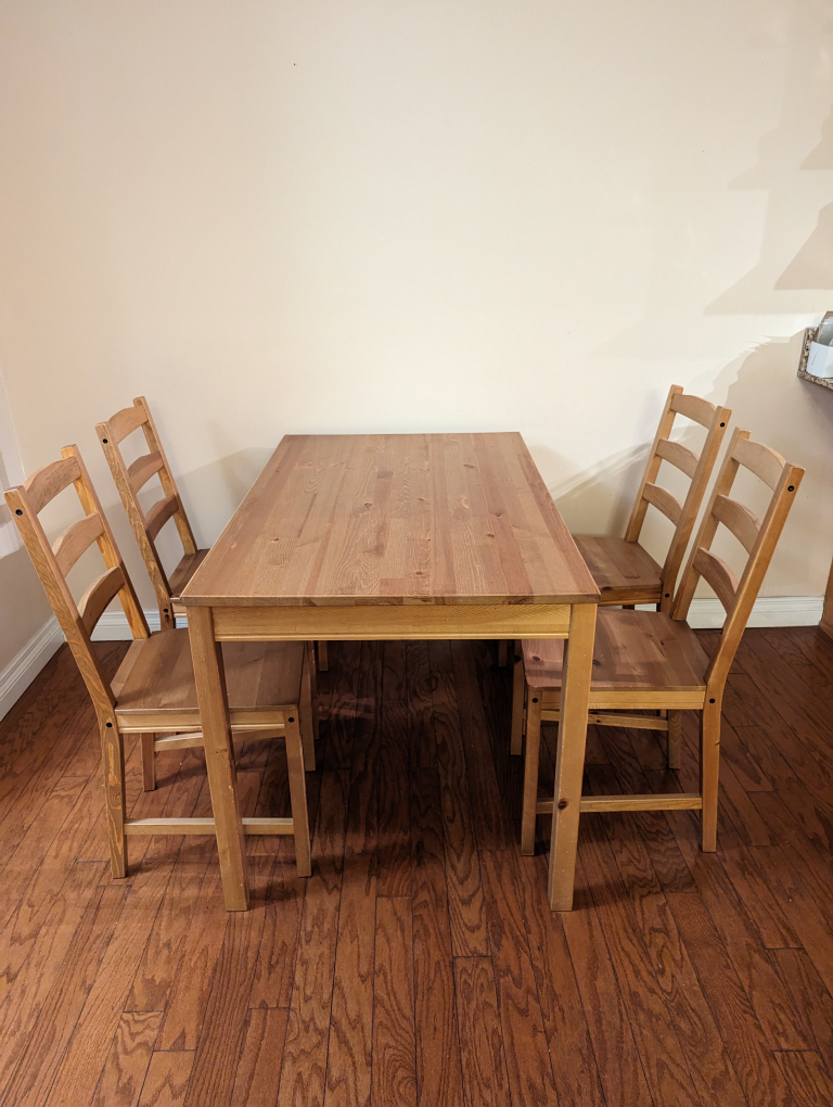 Ikea Dining Table and 4 Chairs