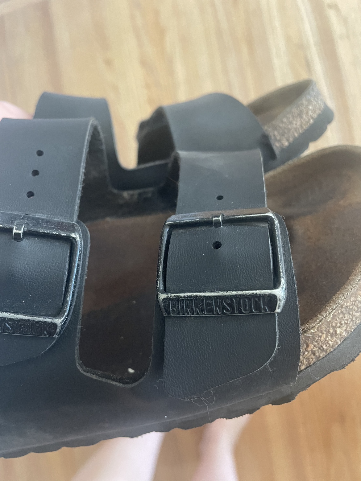 Birkenstock Women's Arizona Birko-Flor® Leather Slides/Sandals