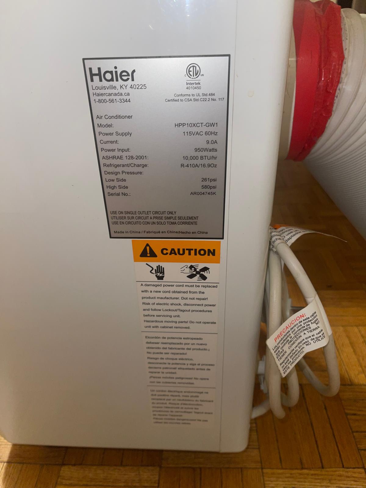 Haier Portable AC - photo 2