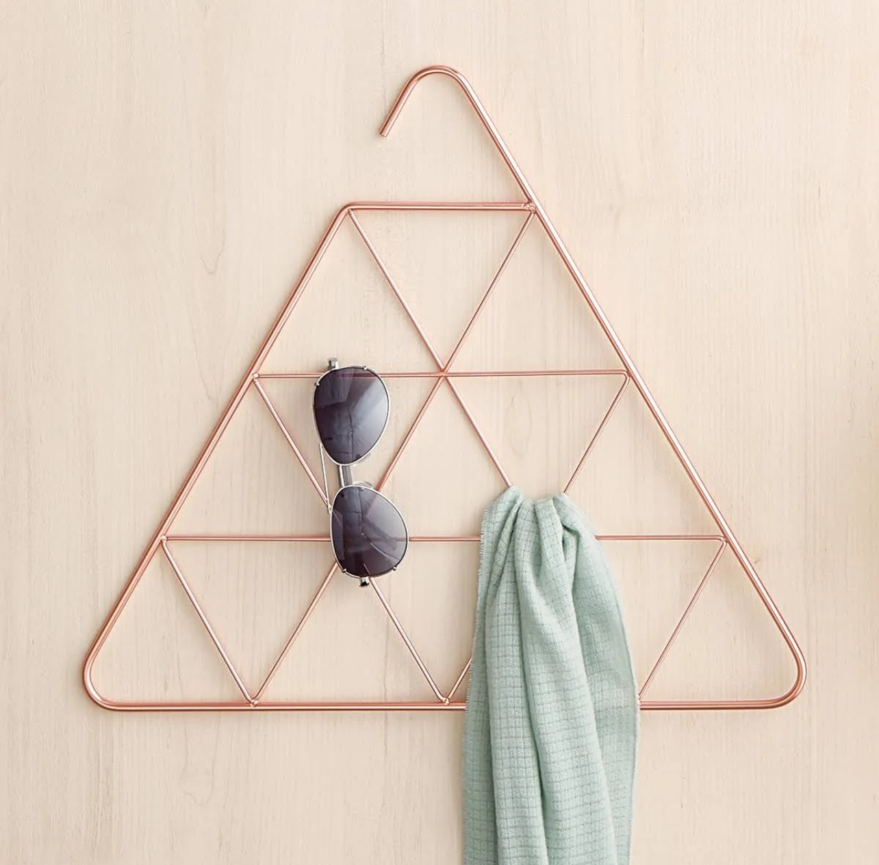 Umbra Copper Coloured Triangle Accessories Hanger thumbnail