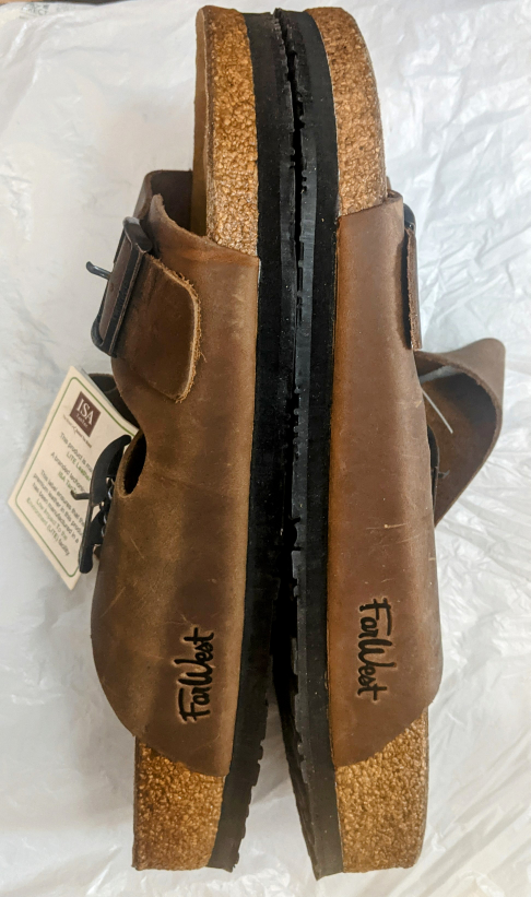 FarWest Men's Tofino Leather 2-Strap Summer Sandals image indicator(4)