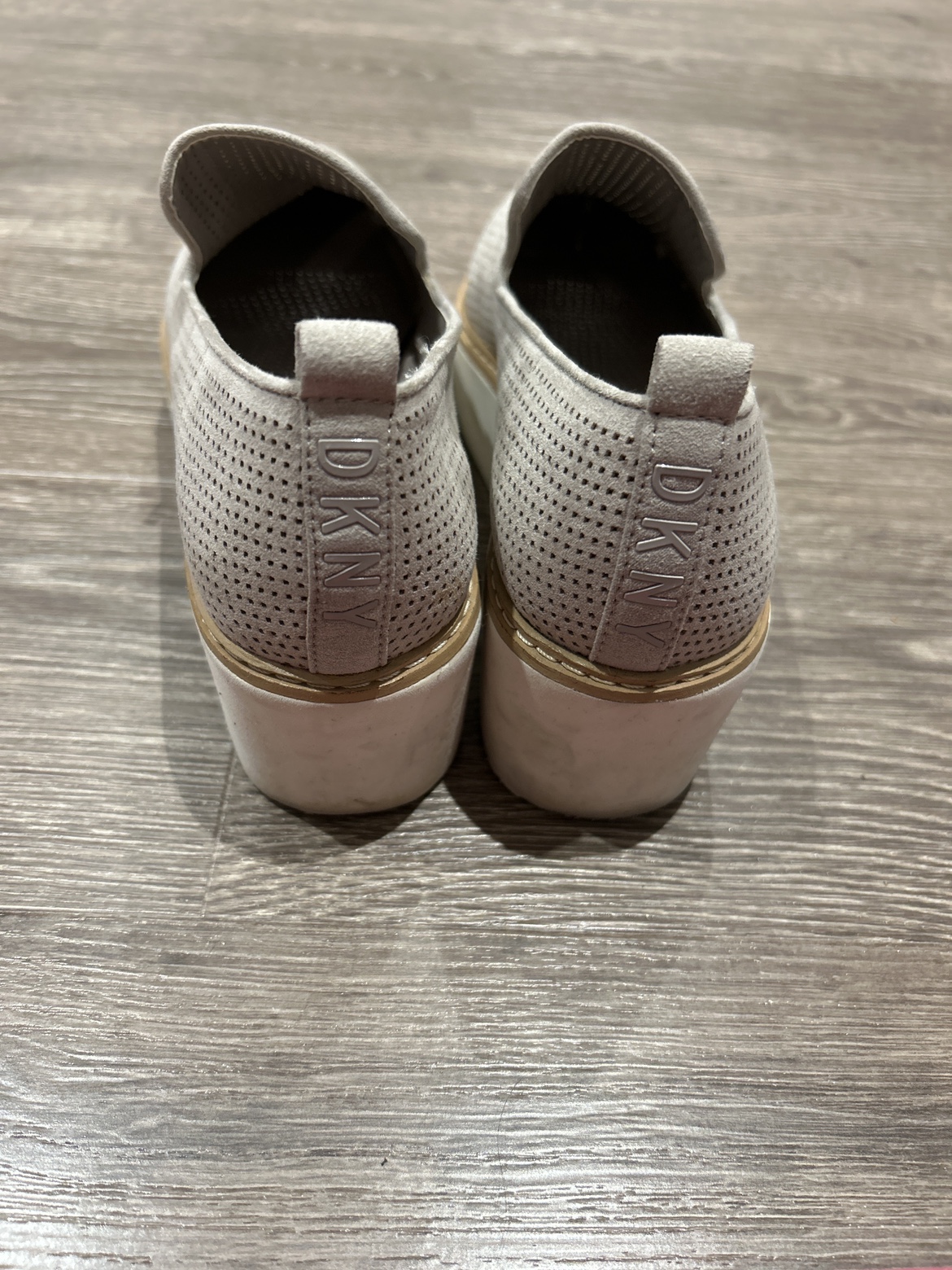 DKNY Beige Platform Shoes - photo 3