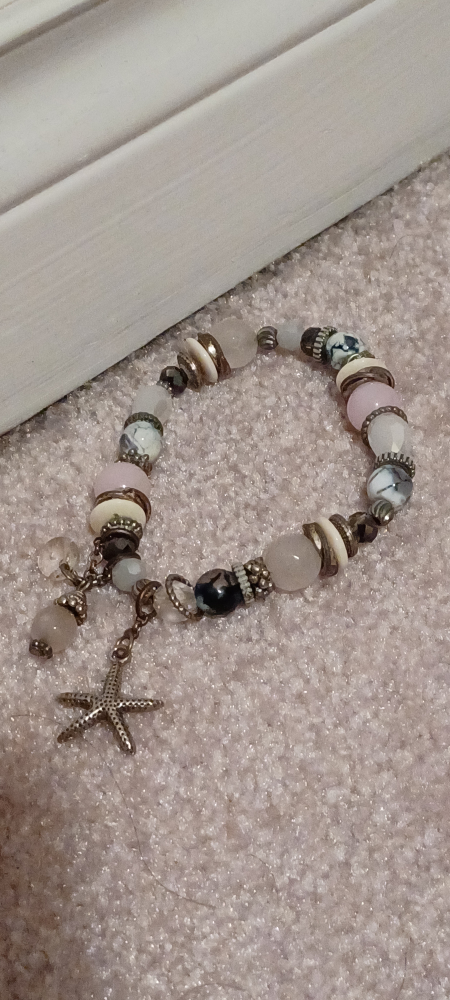 Pink crystal beaded bracelet💕 - photo 2