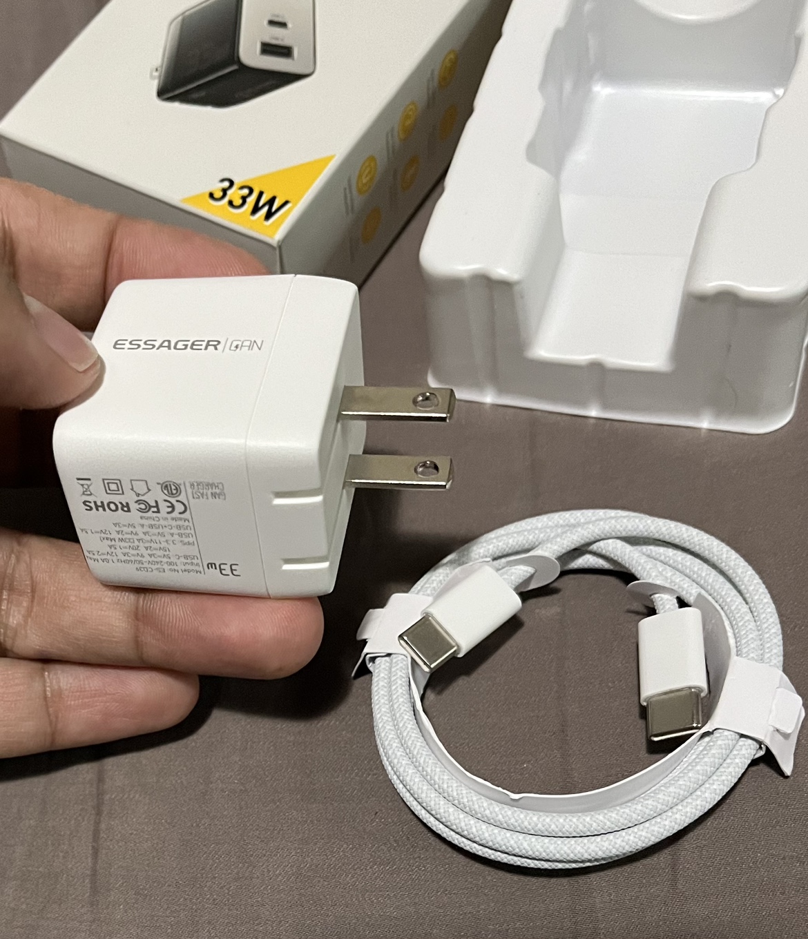 33W Fast Charger for iPhone 15, Samsung *NEW* - photo 2