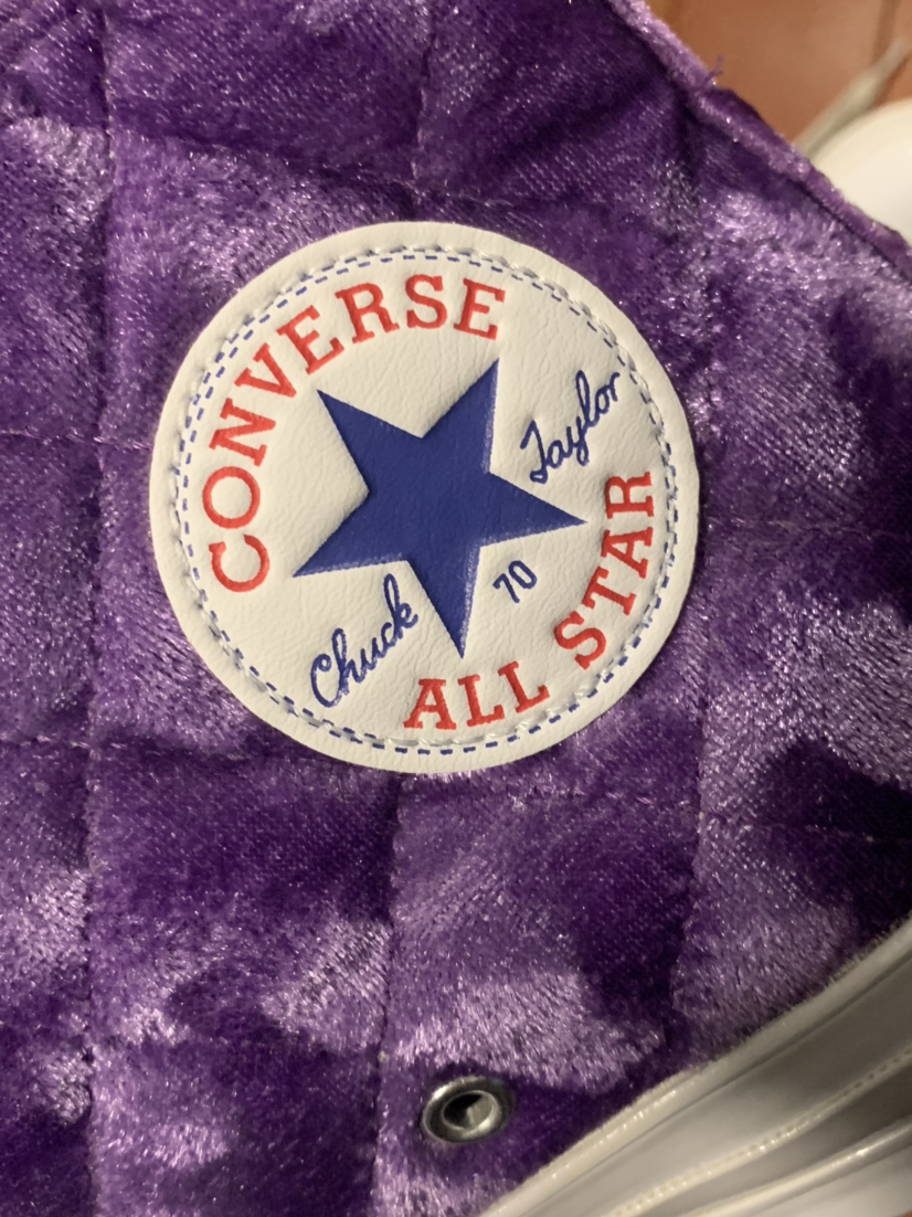 Golf le Fleur x Converse Chuck 70 Hi "Quilted Velvet Purple" - photo 3