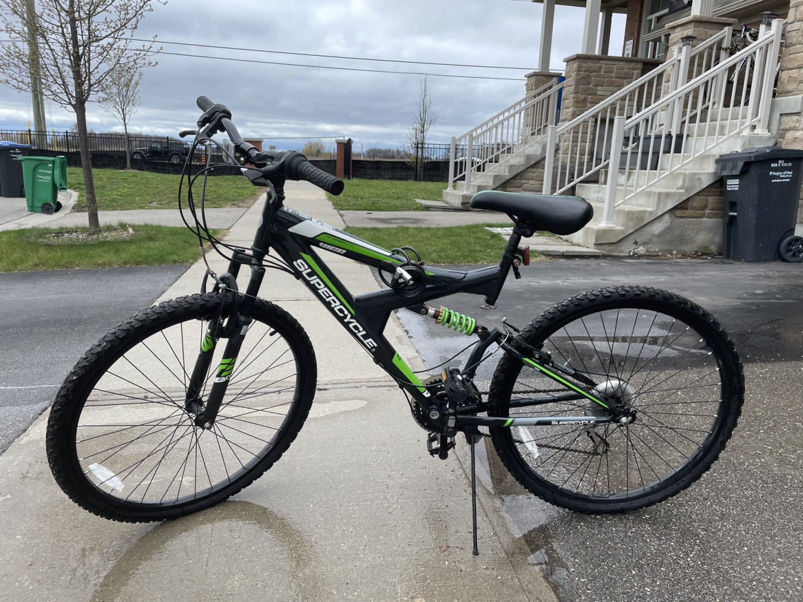 Be ready to hit the trails with this bike
