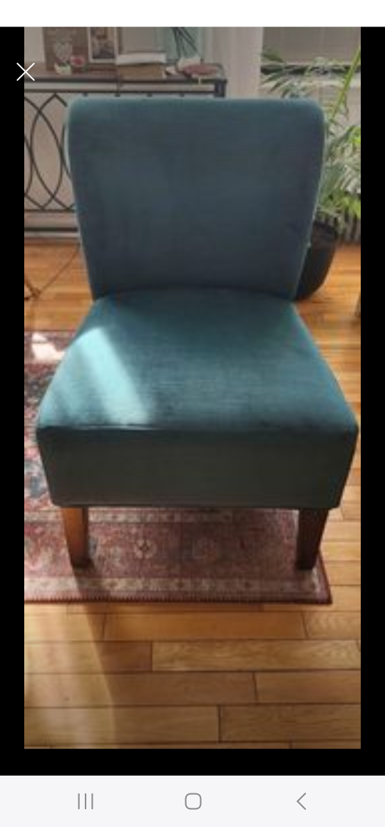 Accent chair  color teal - photo 3