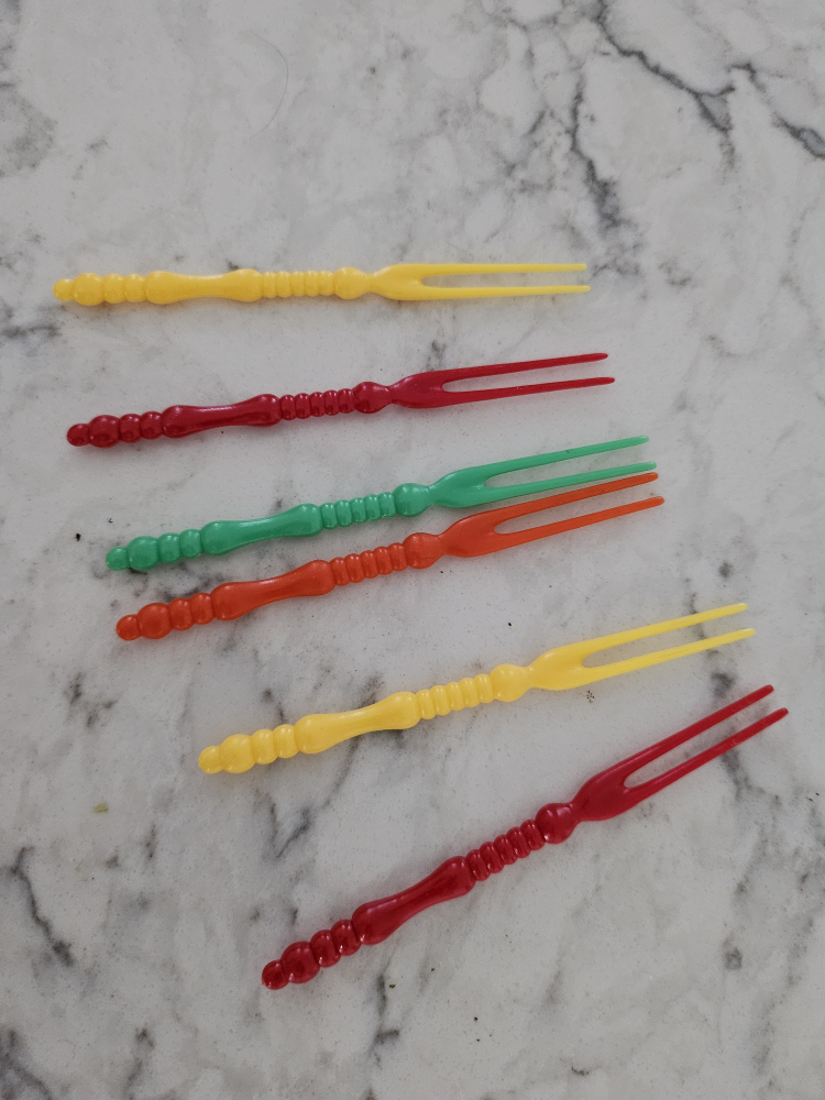 Vintage Mini Cocktail Forks