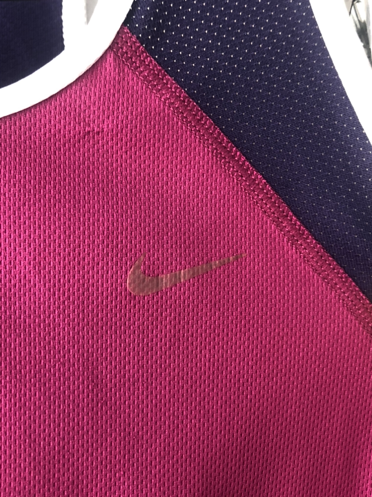 S- Nike Pink/Purple DRI-Fit Running Tank image indicator(4)