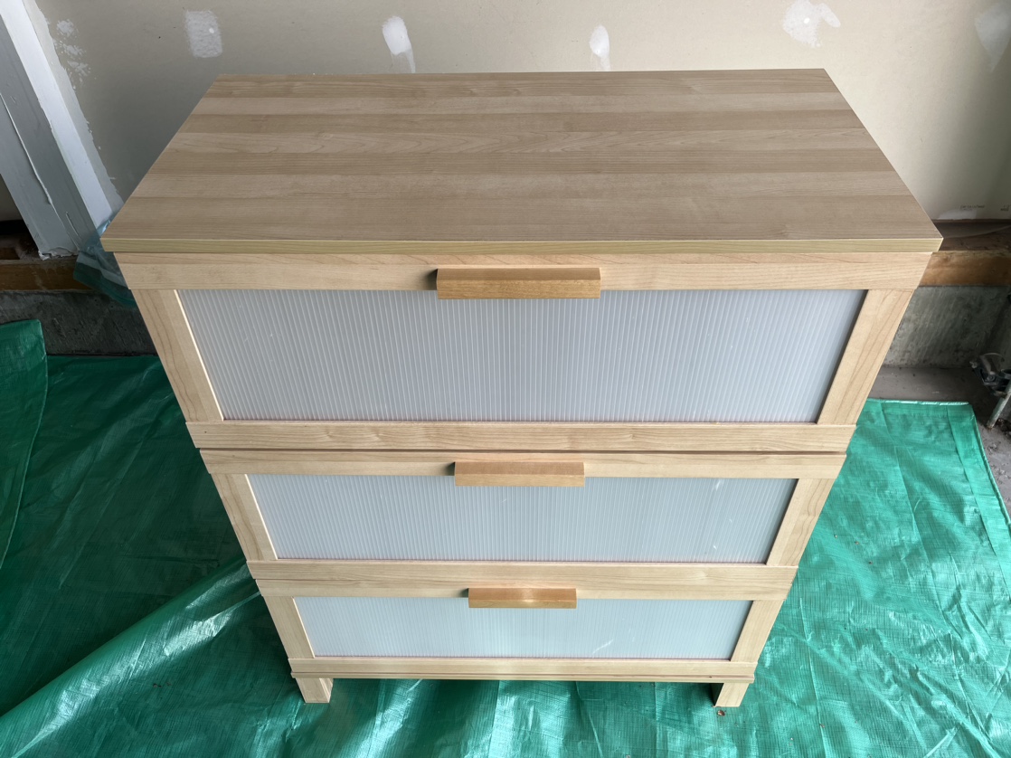 IKEA Aneboda 3 Drawer Chest Dresser - Birch colour - photo 5
