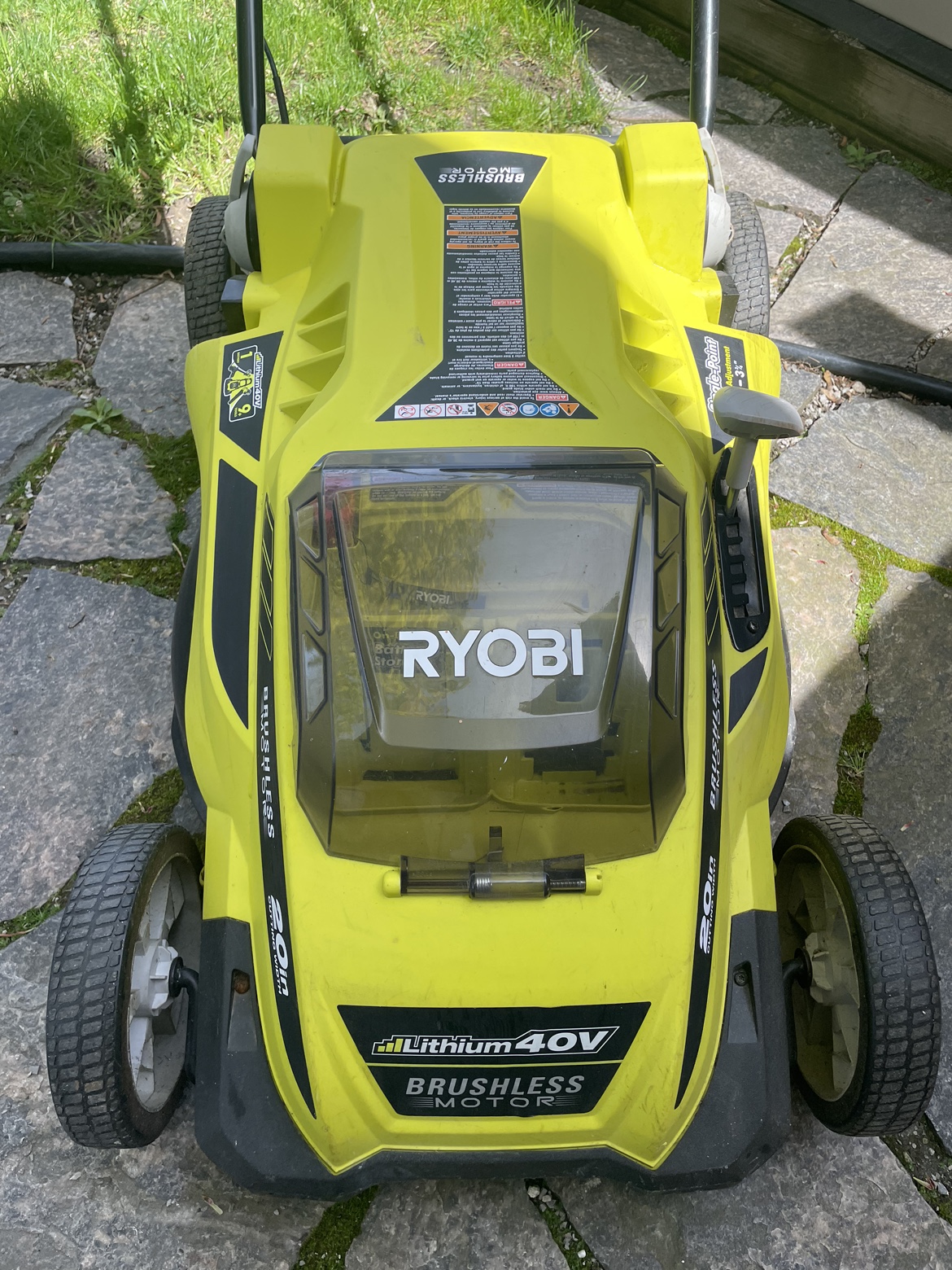 Ryobi 40V Electric Lawn Mower - photo 2