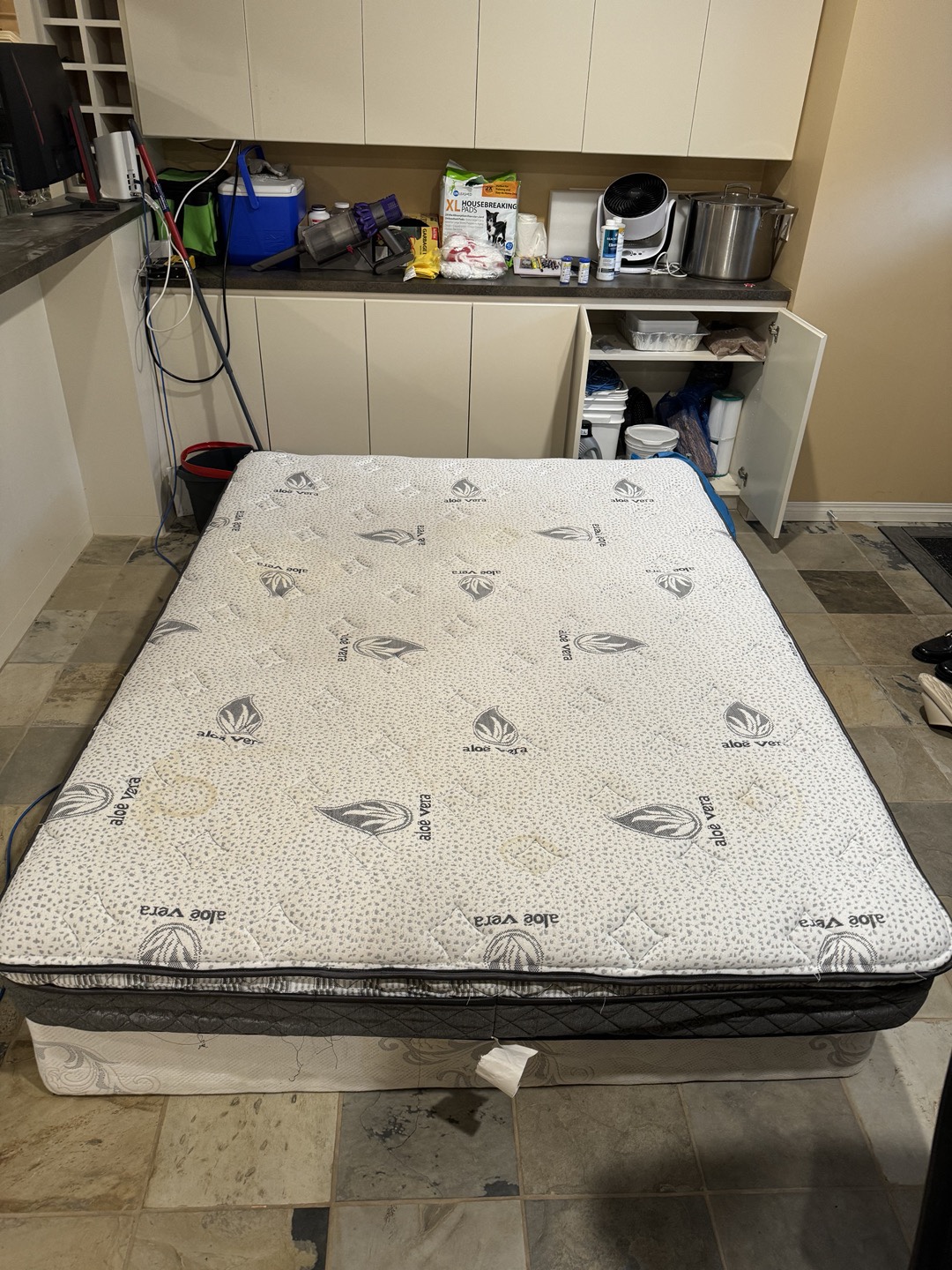 Queen mattress & box springs set