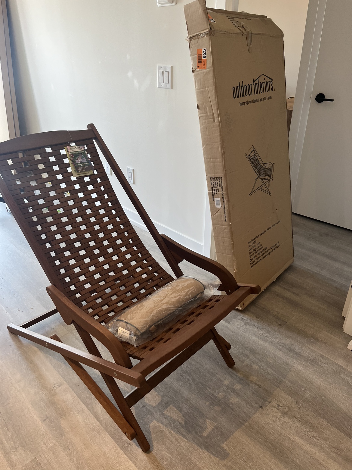 Eucalyptus Folding Swing Lounger