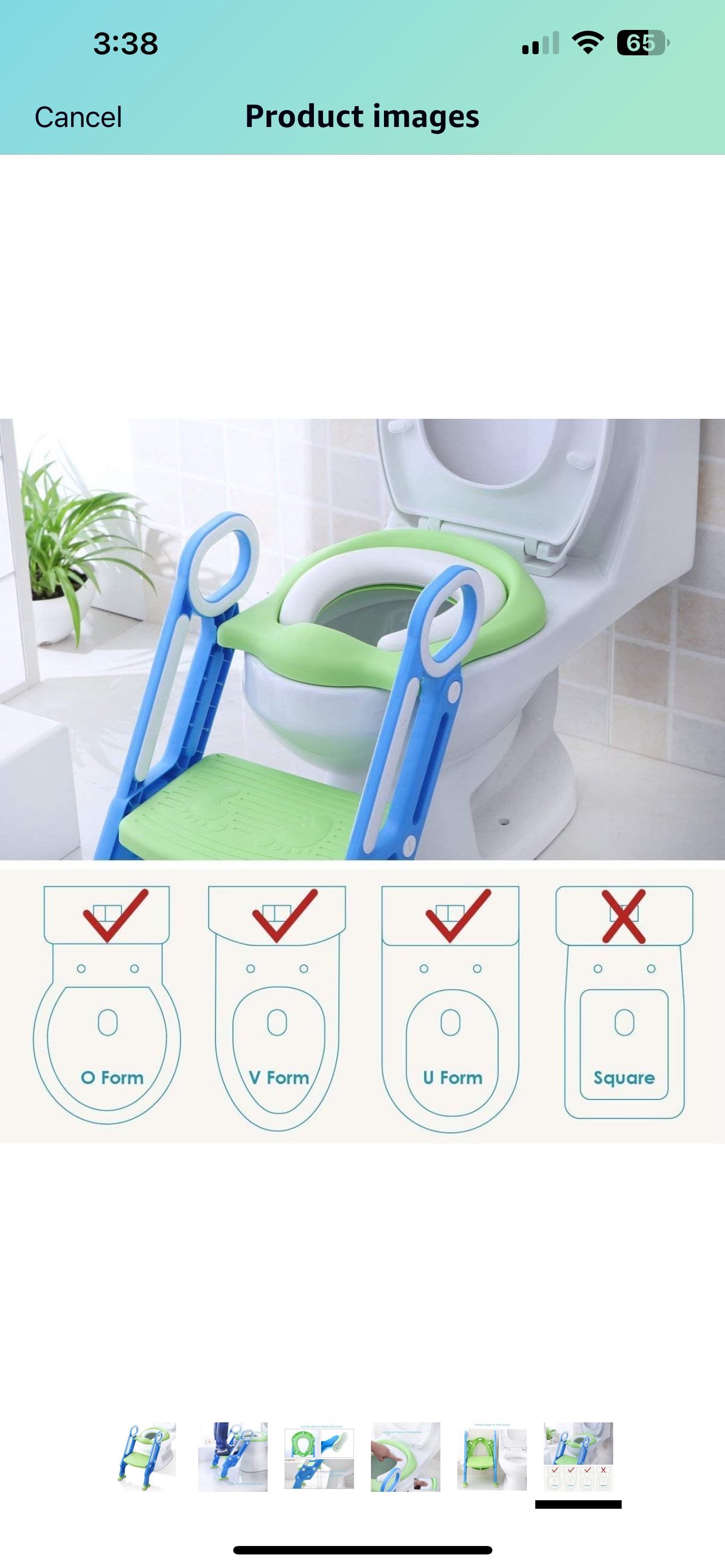 Potty training seat with step sto - photo 5