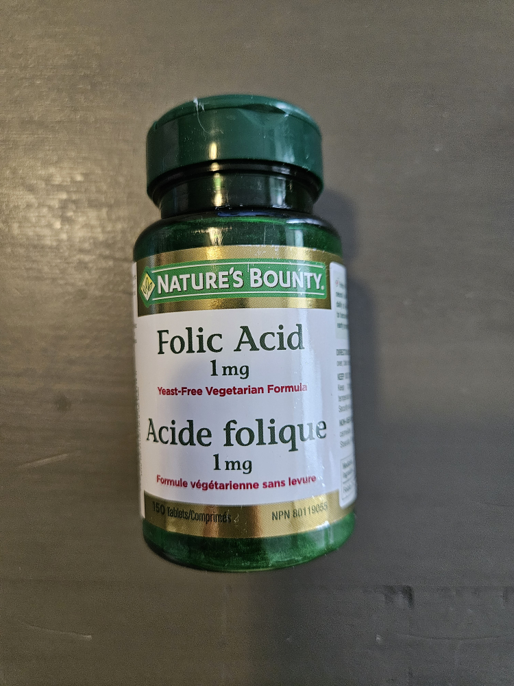 Nature's Bounty Folic Acid 1mg 150 tablets 🥕 thumbnail