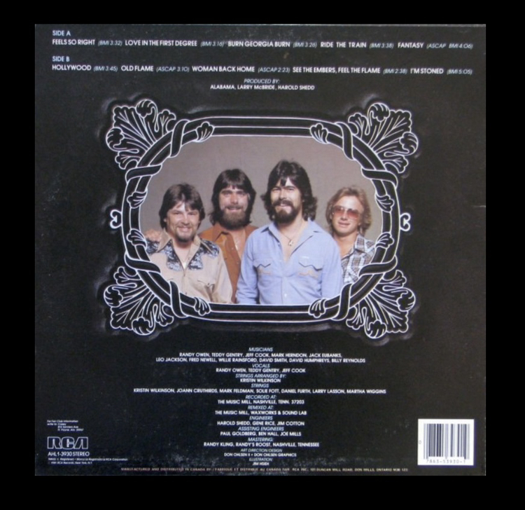 Alabama Feels so right vintage vinyl LP image indicator(2)