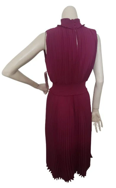 Nanette Lepore Bali Orchid Pleated Midi Dress with tag $148 image indicator(5)