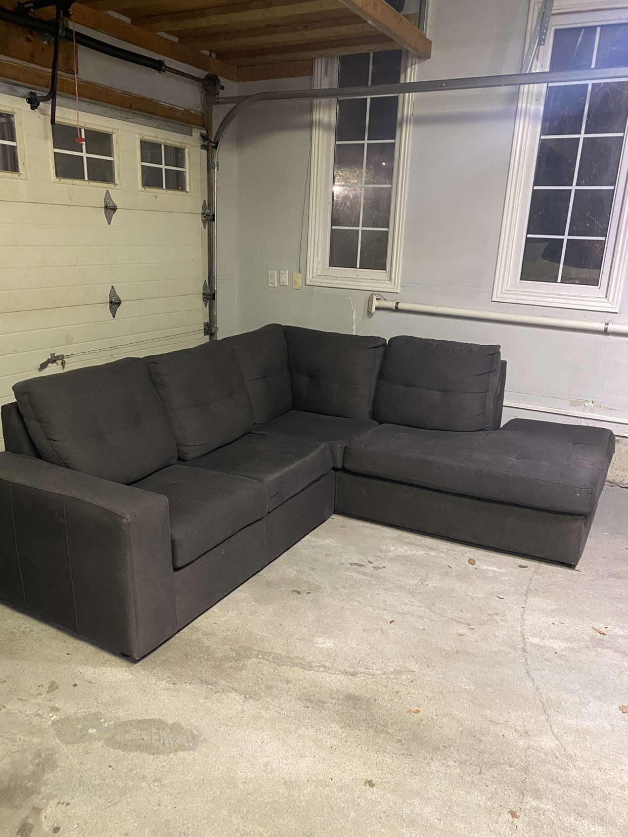 Gray Sectional Couch - photo 5