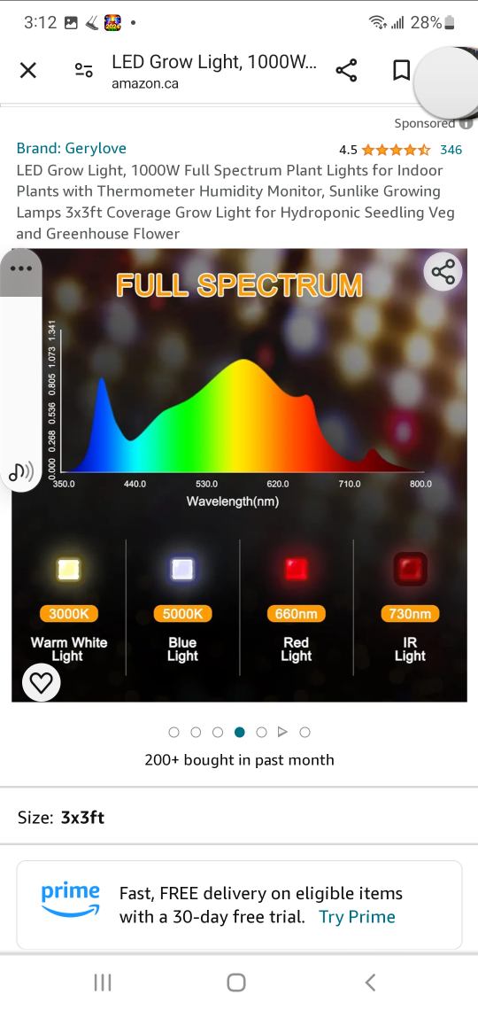 brand new inbox ger love LED grow light - photo 4