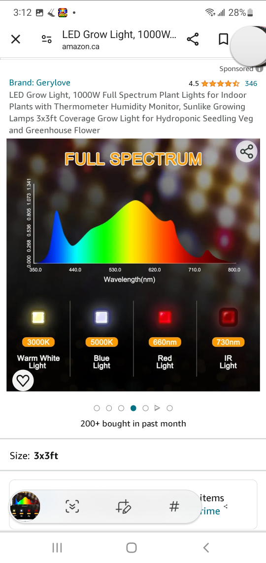 brand new inbox ger love LED grow light - photo 5