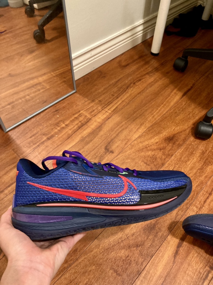 Gt cut 1 blue void Nike basketball shoes