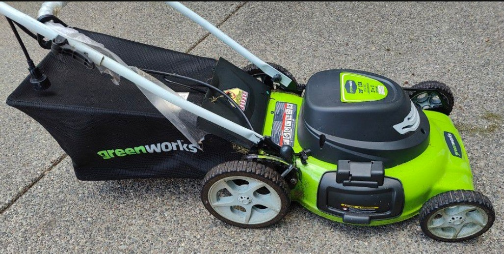 Greenworks Corded Electric Lawn Mower - photo 3