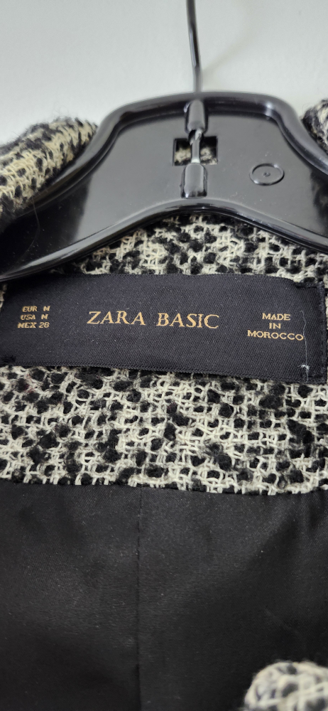 Zara Black/White Coat - photo 2