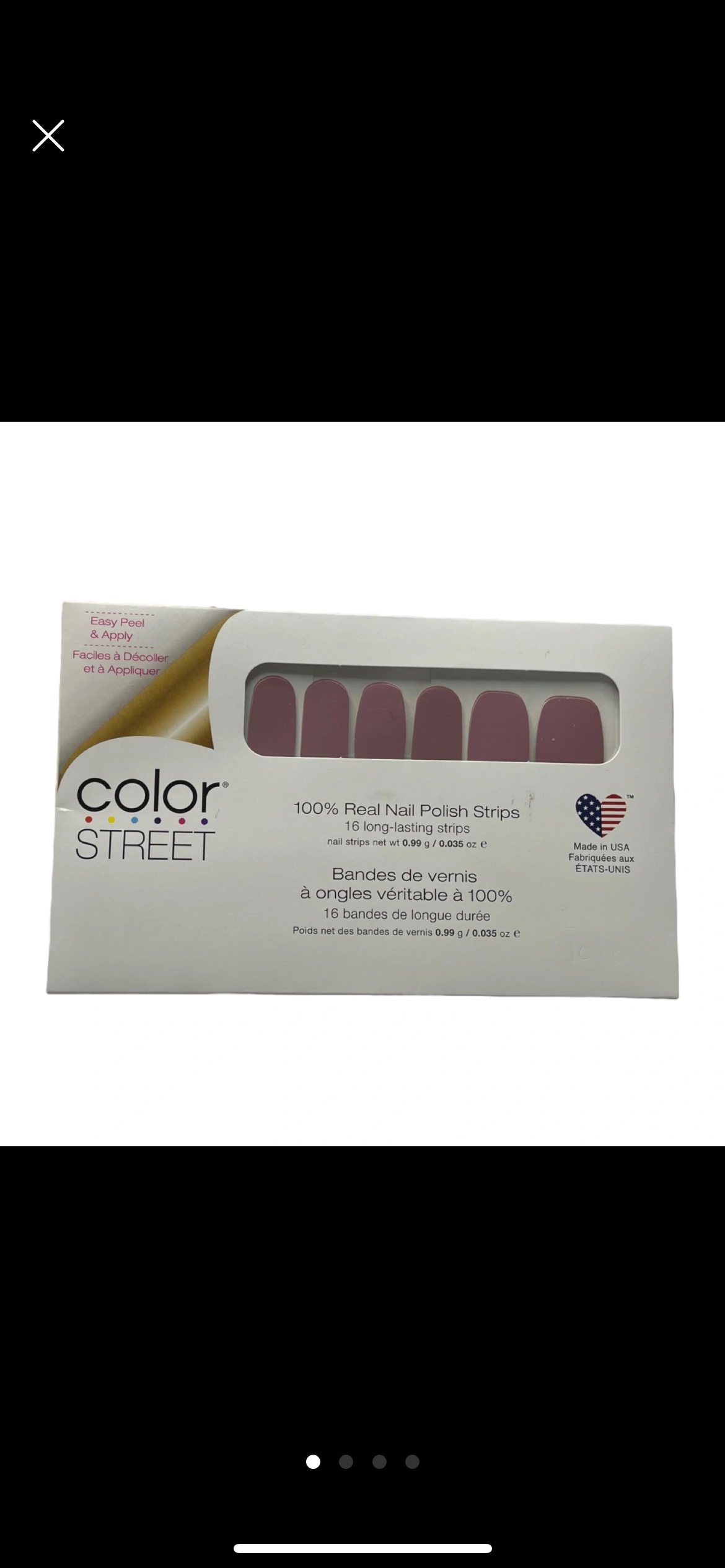 Color Street Manchester Mauve Press On Nail Strips thumbnail
