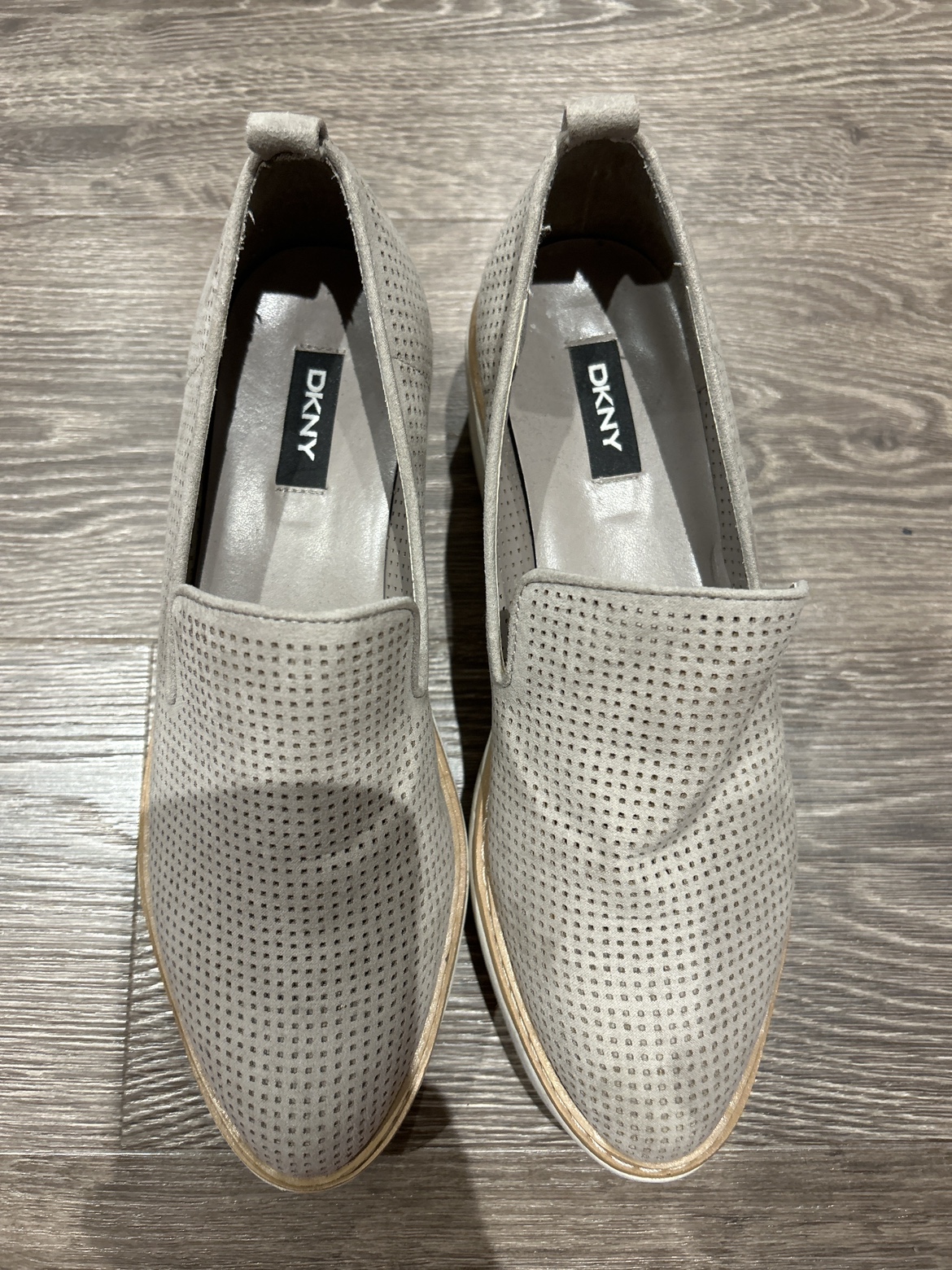 DKNY Beige Platform Shoes - photo 2