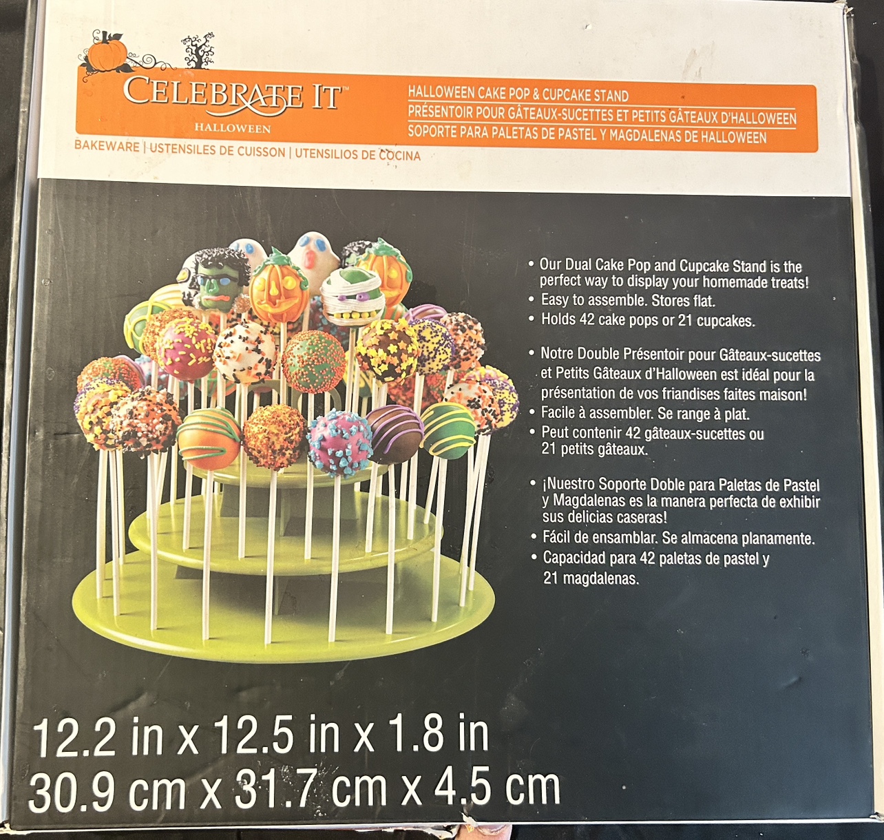 Halloween cake pop & cupcake stand