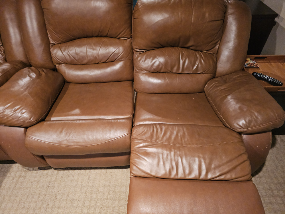 Leather coach set - photo 2