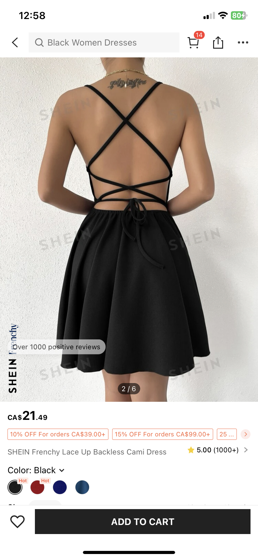 Black Shein Dress - photo 2