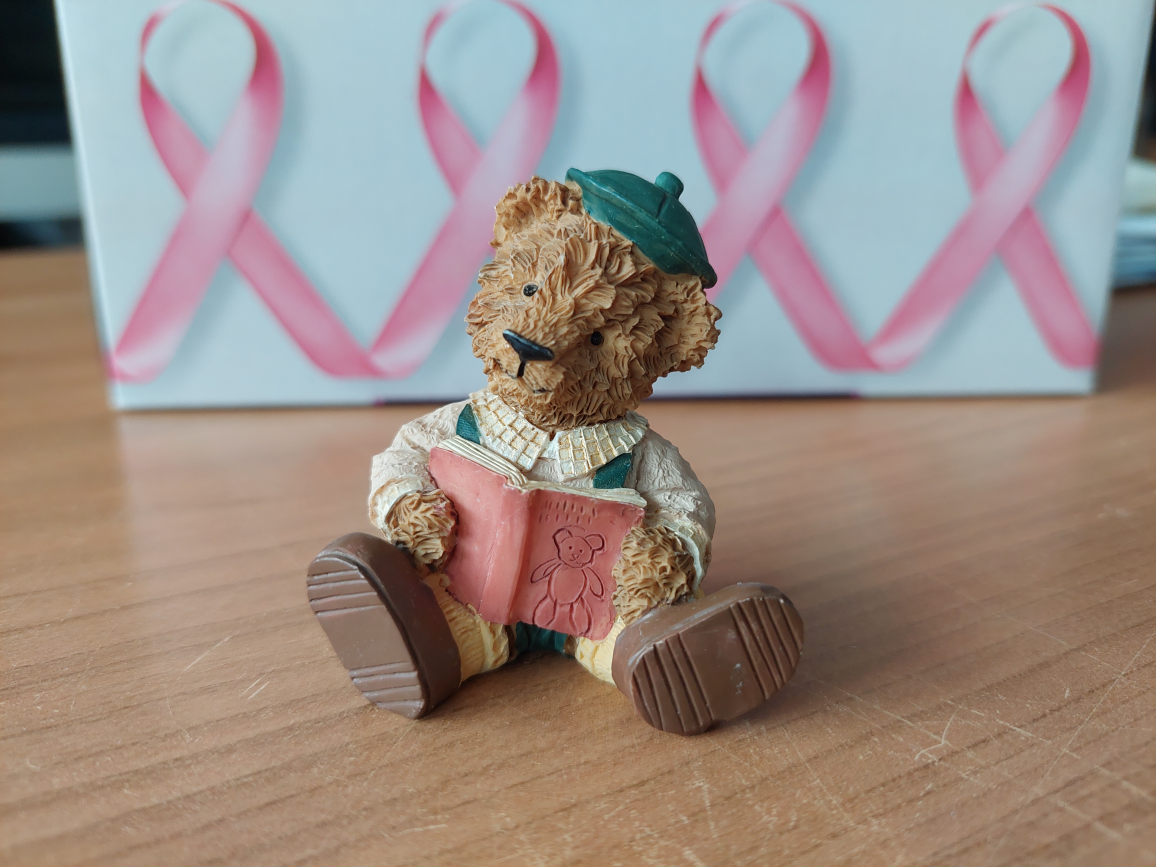 Vintage 90s Teddy bear figurine