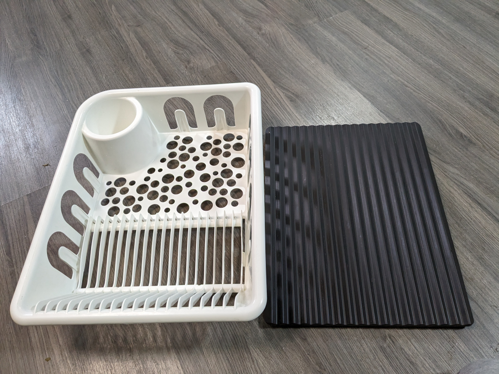 Dish drying rack and drainer - photo 3