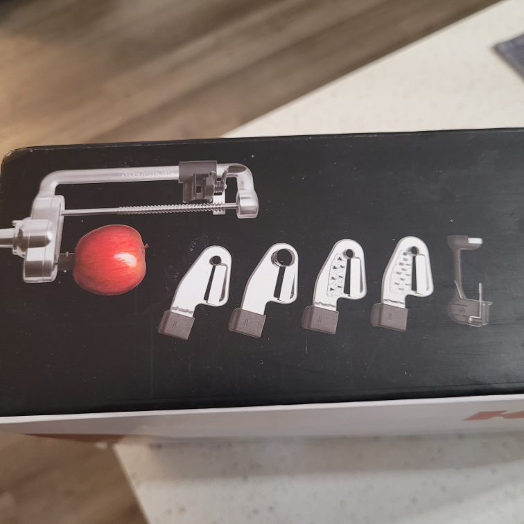 Kitchenaid Spiralizer, core and peeling attachments - photo 4